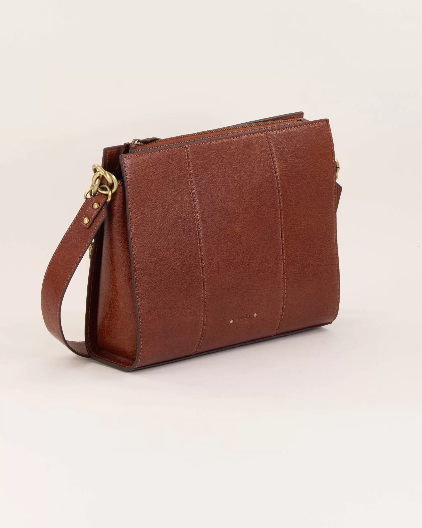 Sessùn Farawa leather Deep Tan Sale
